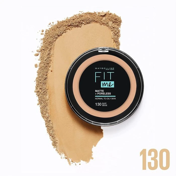مايبيلين بودرة مضغوطة فيت مي مطفية وخالية من المسام - رقم 130 - باف بيج