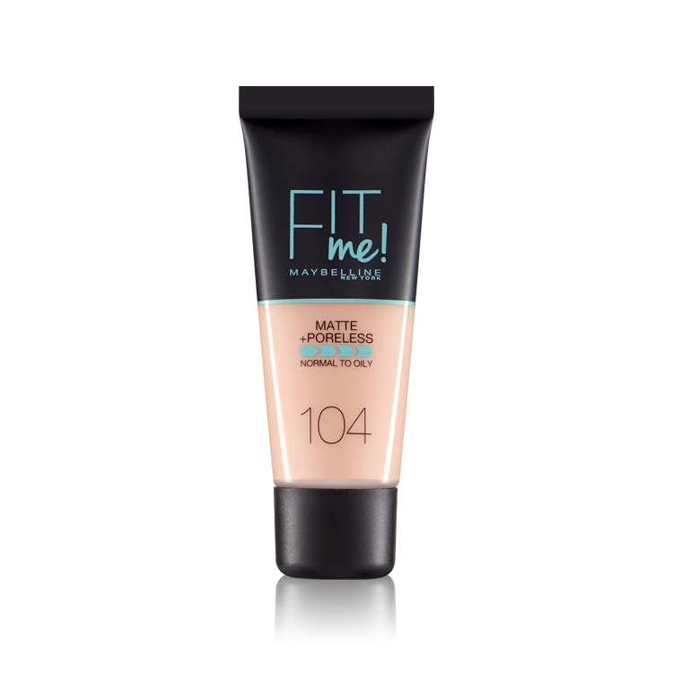 ميبيلين كريم الاساس فيت مي مات بورليس 104